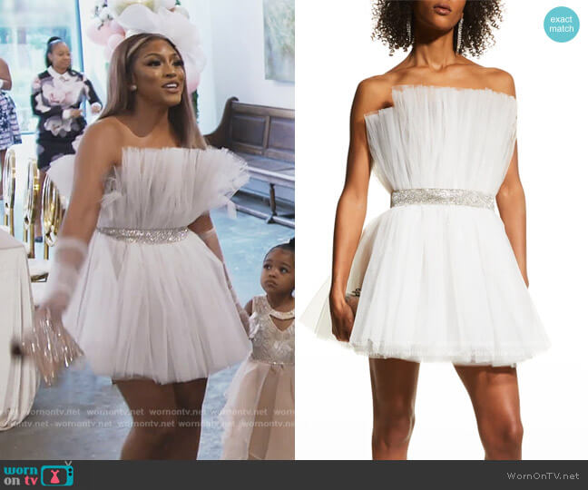 WornOnTV: Drew's white tulle mini dress on The Real Housewives of Atlanta, Drew Sidora