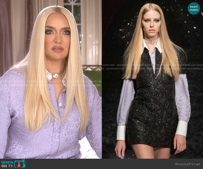 Fall Winter 2021 Collection by Chanel worn by Erika Jayne  on The Real Housewives of Beverly Hills