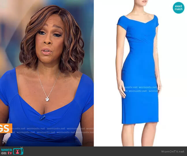 WornOnTV: Gayle King’s cobalt blue dress on CBS Mornings | Gayle King ...