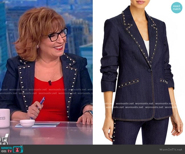 Studded Khloe Blazer by Cinq a Sept worn by Joy Behar on The View