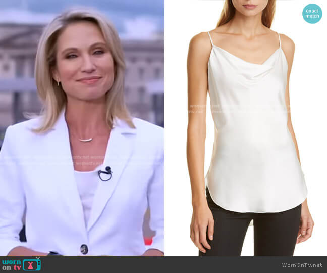 WornOnTV: Amy’s white blazer on Good Morning America | Amy Robach ...