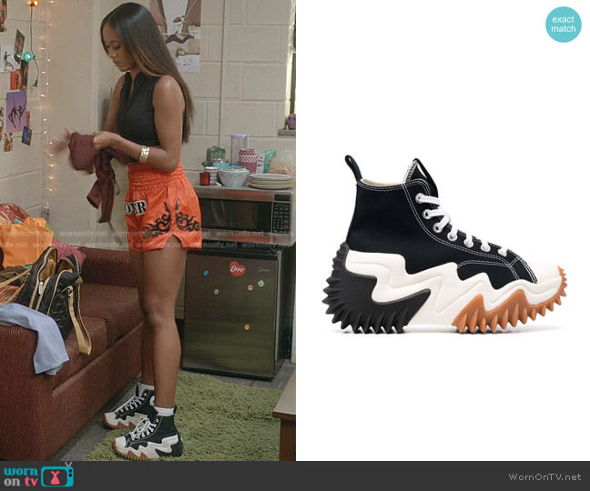 Run Star Motion Hi Sneaker by Converse worn by Keisha (Netta Walker) on All American Homecoming