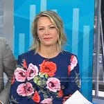 Dylan's blue floral dress on Today
