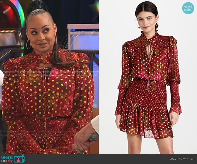 Banana Flowers Mini Dress by Farm Rio worn by Raven Baxter (Raven-Symoné) on Ravens Home