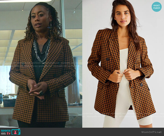 WornOnTV: Malika's black and brown striped dress on Good Trouble, Zuri  Adele