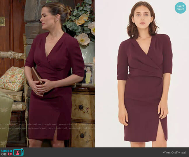 Gerard DArel Alexandra Dress worn by Chelsea Lawson (Melissa Claire Egan) on The Young and the Restless