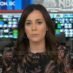 Hallie Jackson’s printed dress on Today