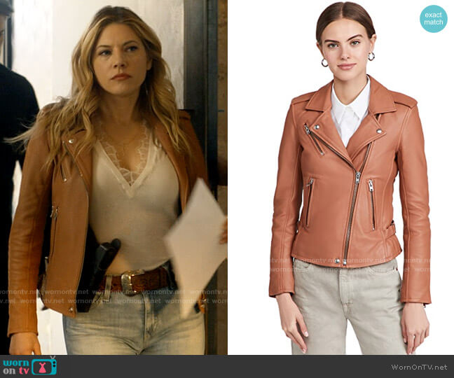 IRO Newhan Jacket worn by Jenny Hoyt (Katheryn Winnick) on Big Sky