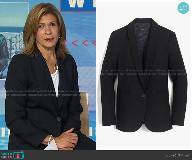 Parke Blazer by J. Crew worn by Hoda Kotb on Today