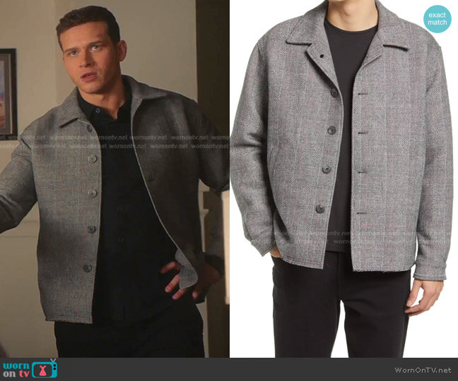 Hemi Short Coat by John Elliott worn by Evan Buckley (Oliver Stark) on 9-1-1