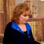 Joy’s blue two-tone jacket on The View