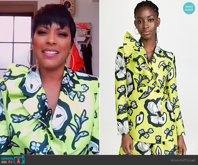 Flo Jacket by Kimberly Goldson worn by Tamron Hall  on Tamron Hall Show