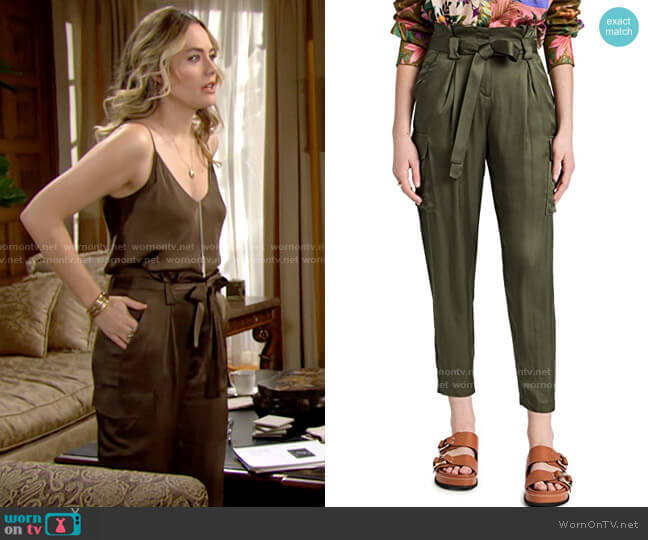 L'Agence Roxy Cargo Pants worn by Hope Logan (Annika Noelle) on The Bold and the Beautiful