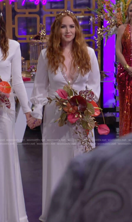 Mariah's wedding dress on The Young and the Restless