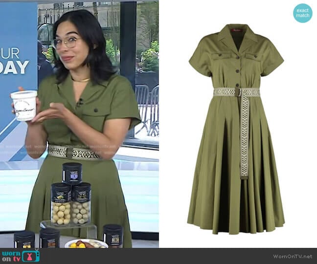 Fred Cotton Shirtdress by Max Mara worn by MacKenzie Chung Fegan on Today