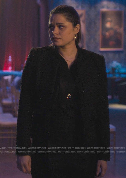 Mel's black tweed jacket on Charmed