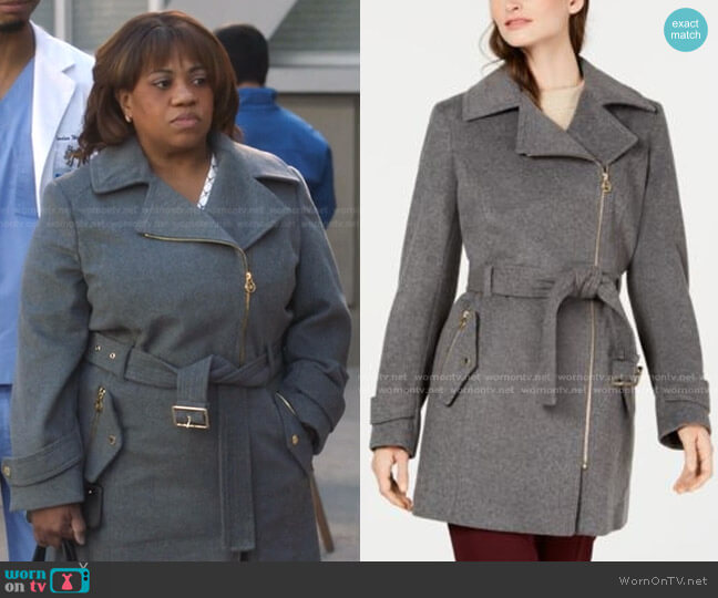 WornOnTV: Miranda’s grey belted coat on Greys Anatomy | Chandra Wilson ...