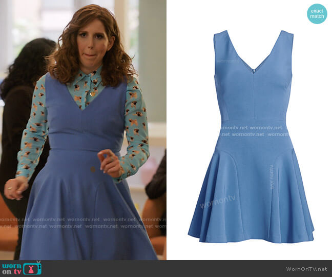Milly Cady V-neck Flare worn by Joanna Gold (Vanessa Bayer) on I Love That For You