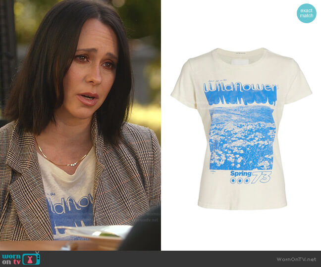 The Lil Sinful Graphic Tee by Mother worn by Maddie Kendall (Jennifer Love Hewitt) on 9-1-1