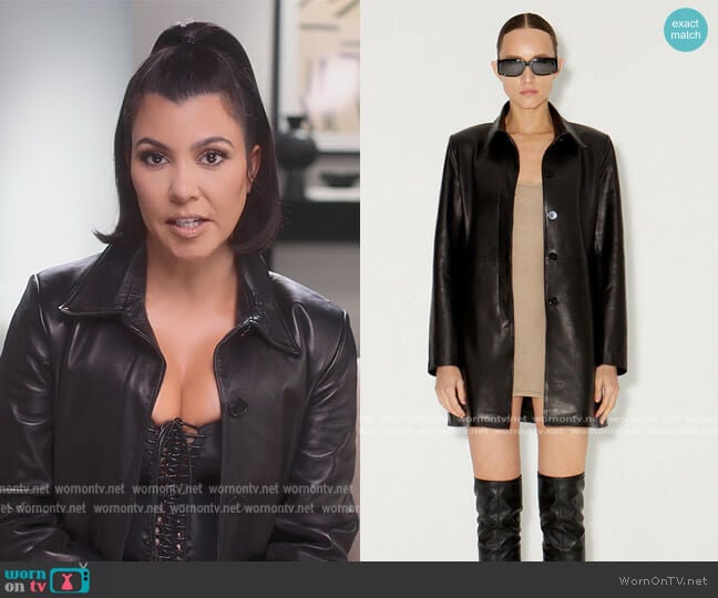 Julia Black by Nour Hammour worn by Kourtney Kardashian (Kourtney Kardashian) on The Kardashians