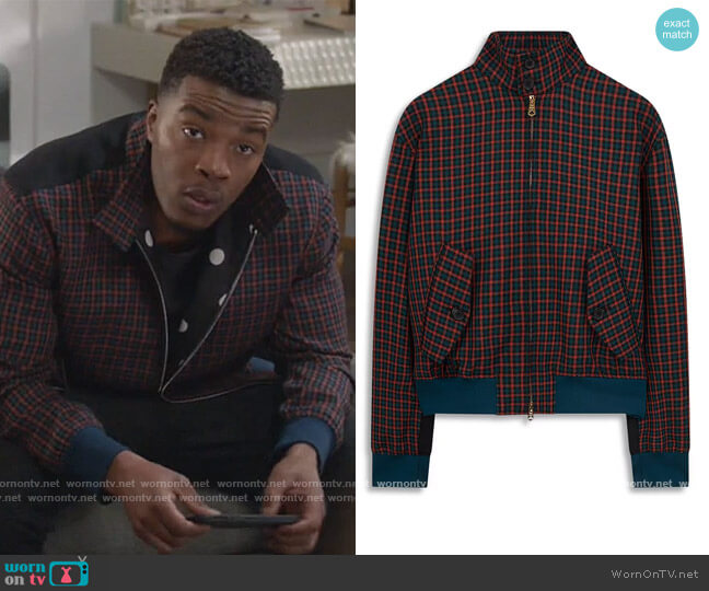 Plaid Full Zip Jacket by Paul Smith worn by Spencer James (Daniel Ezra) on All American