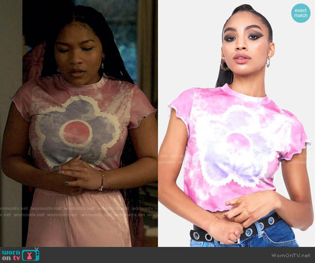 The Ragged Priest Jam Tee worn by Delilah (Laya DeLeon Hayes) on The Equalizer