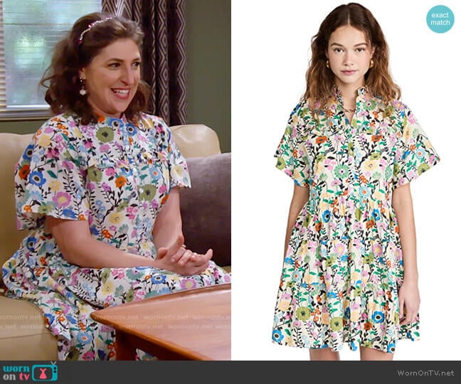 Ro's Garden VIbeka Dress worn by Kat Silver (Mayim Bialik) on Call Me Kat