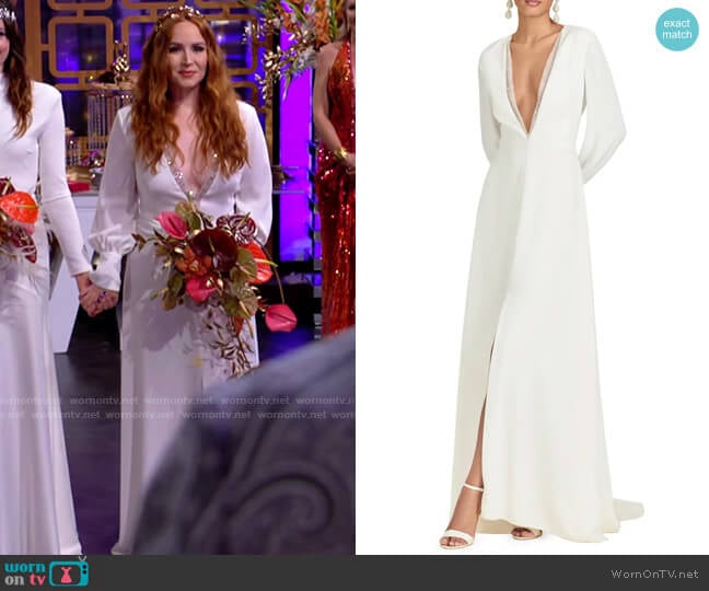 Sachin + Babi Britt Gown worn by Mariah Copeland (Camryn Grimes) on The Young and the Restless