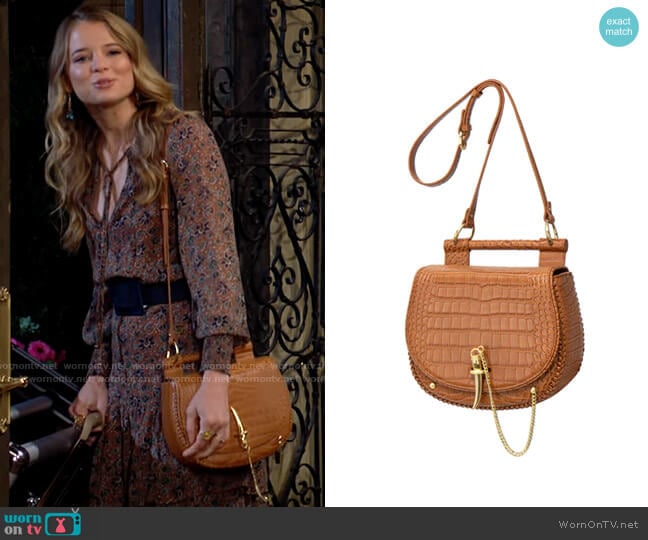 Sancia The Babylon Tooth Bag worn by Summer Newman (Allison Lanier) on The Young and the Restless