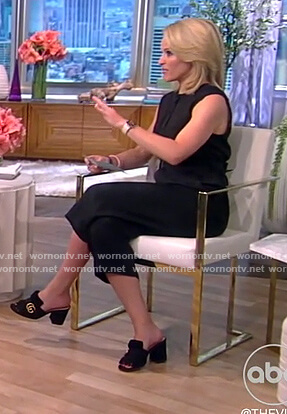 Sara's black Gucci heals on The View