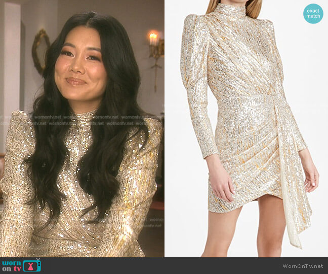 Bianca Dress by Saylor worn by Crystal Kung Minkoff  on The Real Housewives of Beverly Hills
