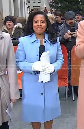 Sheinelle’s blue coat on Today