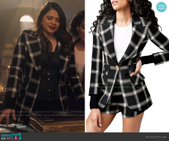 Smythe Birkin Rib Cuff Blazer worn by Mel Vera (Melonie Diaz) on Charmed