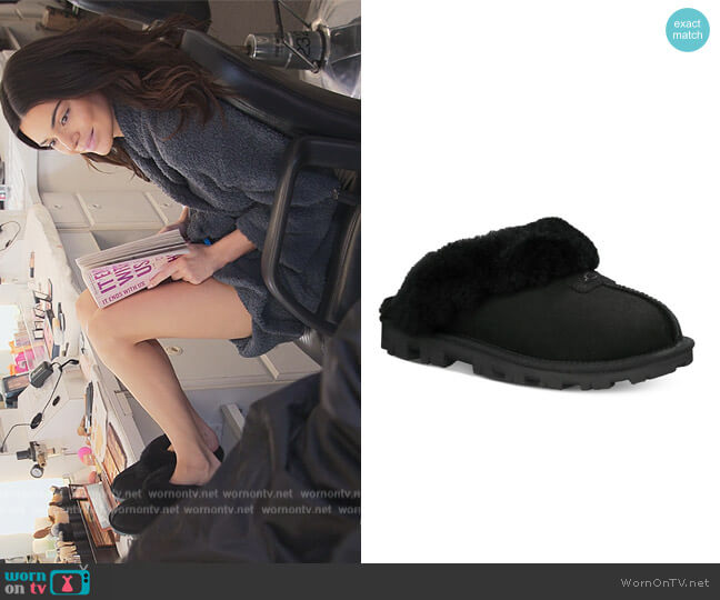 Coquette Slide Slippers by Ugg worn by Kendall Jenner (Kendall Jenner) on The Kardashians