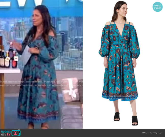 Tahlia Poplin Midi Dress by Ulla Johnson worn by Gretta Monahan on The View