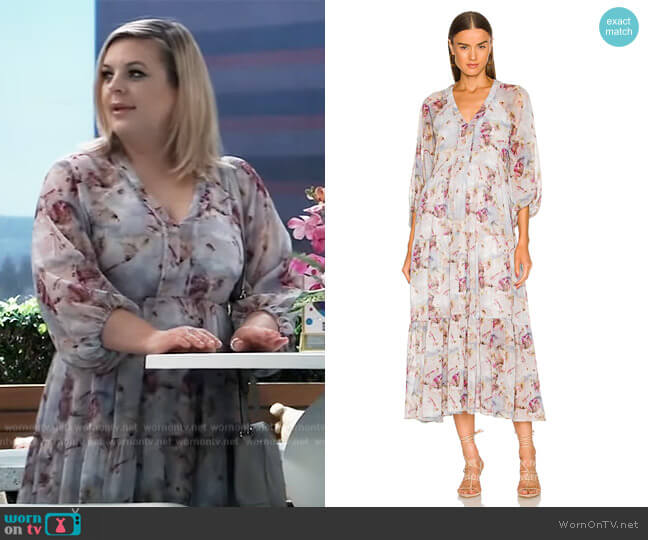 Trude Vimur Dress by All Saints worn by Maxie Jones (Kirsten Storms) on General Hospital