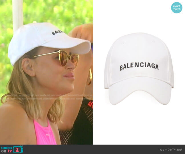 Logo-embroidered Baseball Cap by Balenciaga worn by Diana Jenkins on The Real Housewives of Beverly Hills