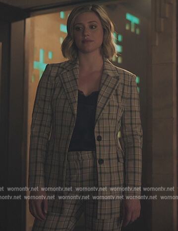 Betty's plaid blazer and pants on Riverdale