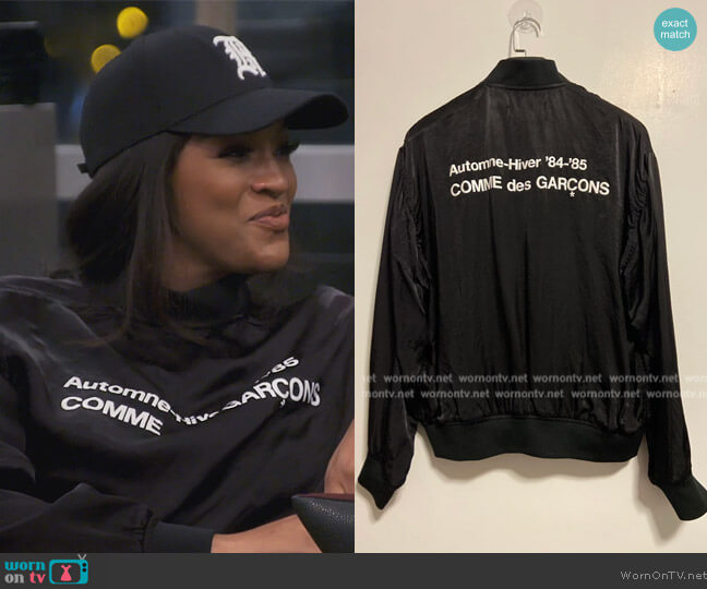 84-85 Staff Bomber Jacket by CDG x Comme des Garcons worn by Drew Sidora on The Real Housewives of Atlanta