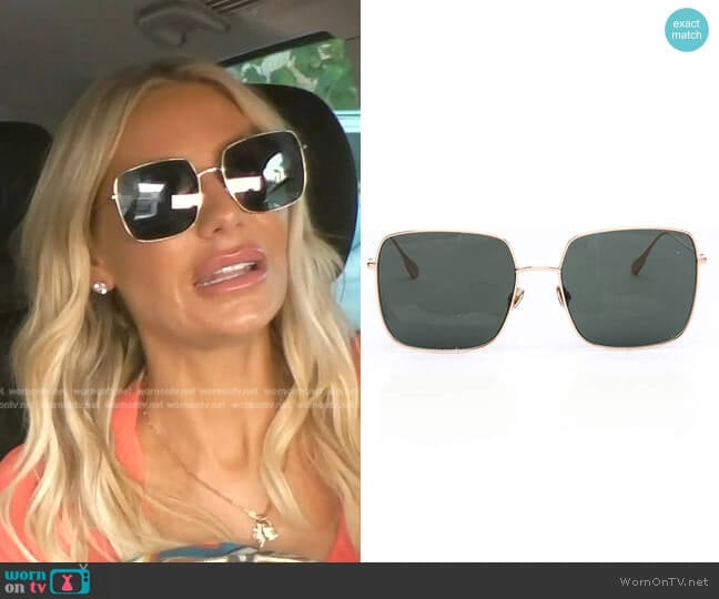Square Sunglasses by Christian Dior worn by Dorit Kemsley on The Real Housewives of Beverly Hills