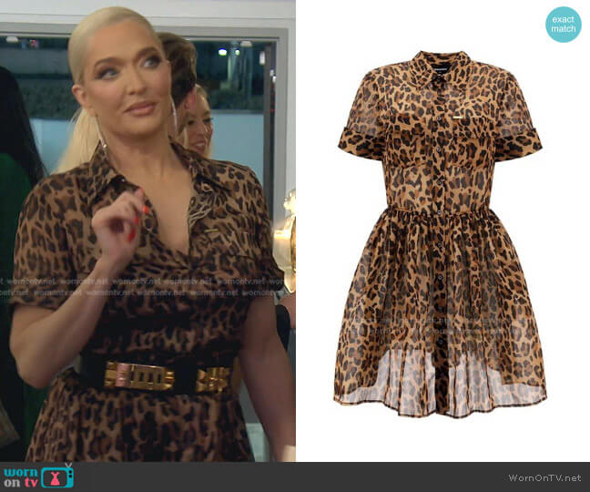 WornOnTV: Erika’s leopard short sleeve dress on The Real Housewives of ...