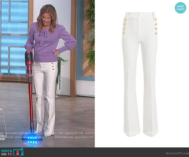 Robertson Flared Sailor Trousers by Derek Lam 10 Crosby worn by Natalie Morales  on The Talk