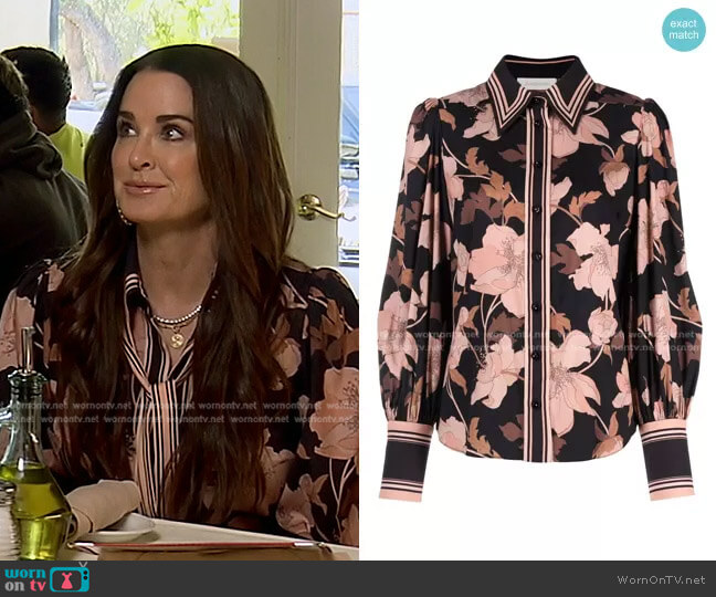 WornOnTV: Kyle's black floral wrap dress on The Real Housewives Ultimate  Girls Trip, Kyle Richards