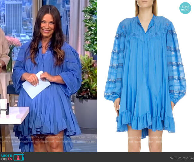 Gyliane Cotton & Silk Voile Minidress by Isabel Marant worn by Gretta Monahan on The View