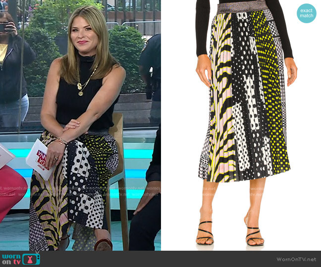 All Sports Patchwork Skirt by Le Superbe worn by Jenna Bush Hager on Today