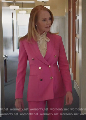 Lisa's pink double breasted blazer on All Rise