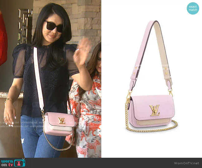 Lockme Tender Bag by Louis Vuitton worn by Crystal Kung Minkoff as seen in  The Real Housewives of Beverly Hills (S12E04)