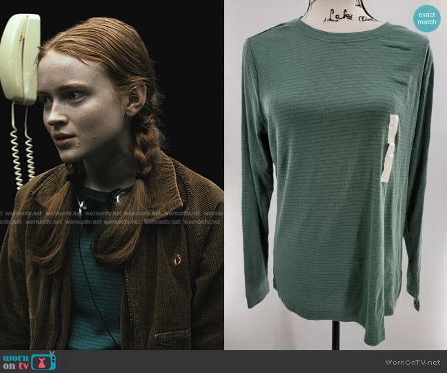 Long Sleeve T-Shirt by Universal Thread worn by Max (Sadie Sink) on Stranger Things