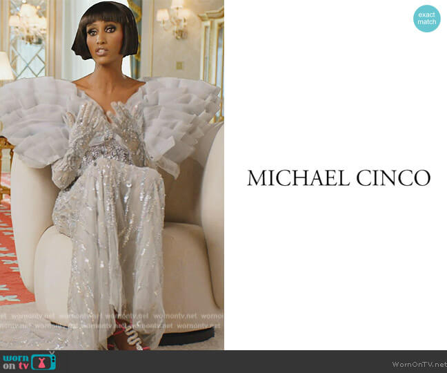 Dress by Michael Cinco worn by Chanel Ayan (Chanel Ayan) on The Real Housewives of Dubai