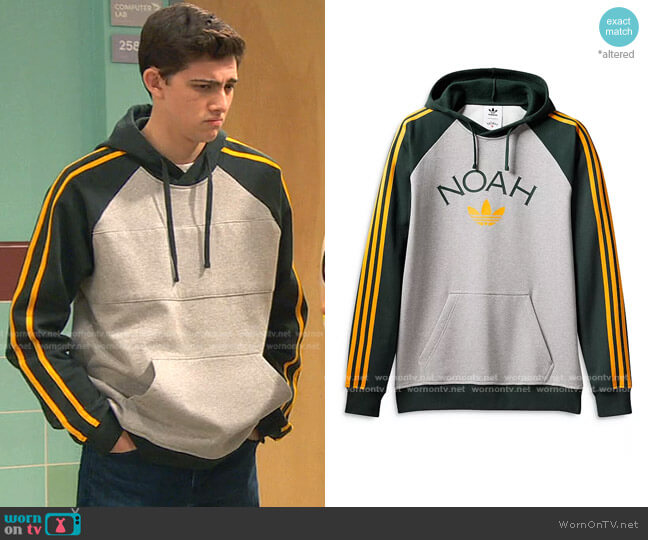 Noah 3S Hoodie by Adidas x NOAH worn by Neil (Felix Avitia) on Ravens Home